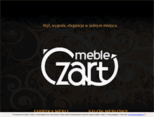Tablet Screenshot of mebleczart.pl